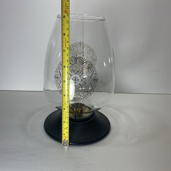 Vintage David Douglas Taper Candle Holder Hurricane Shade Accalac - Picture 9 of 11